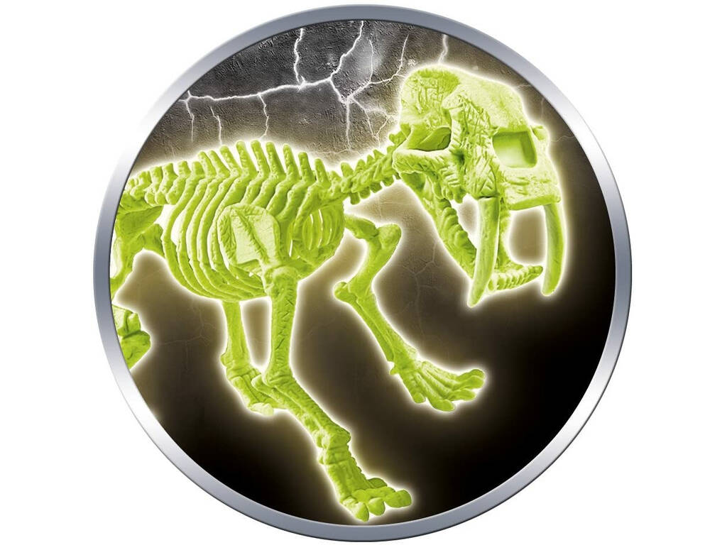 Archeogiocando Smilodon Fosforescente Clementoni 55034
