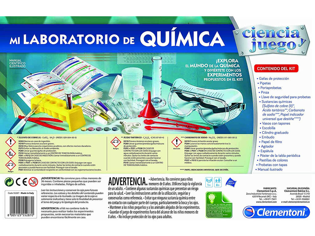 Laboratorio di Chimica Clementoni 55287