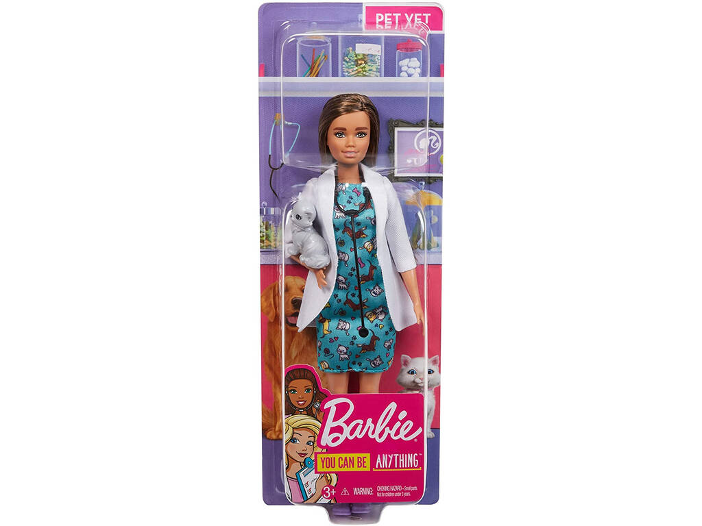 Barbie Io Voglio Essere Veterinaria Mattel GJL63