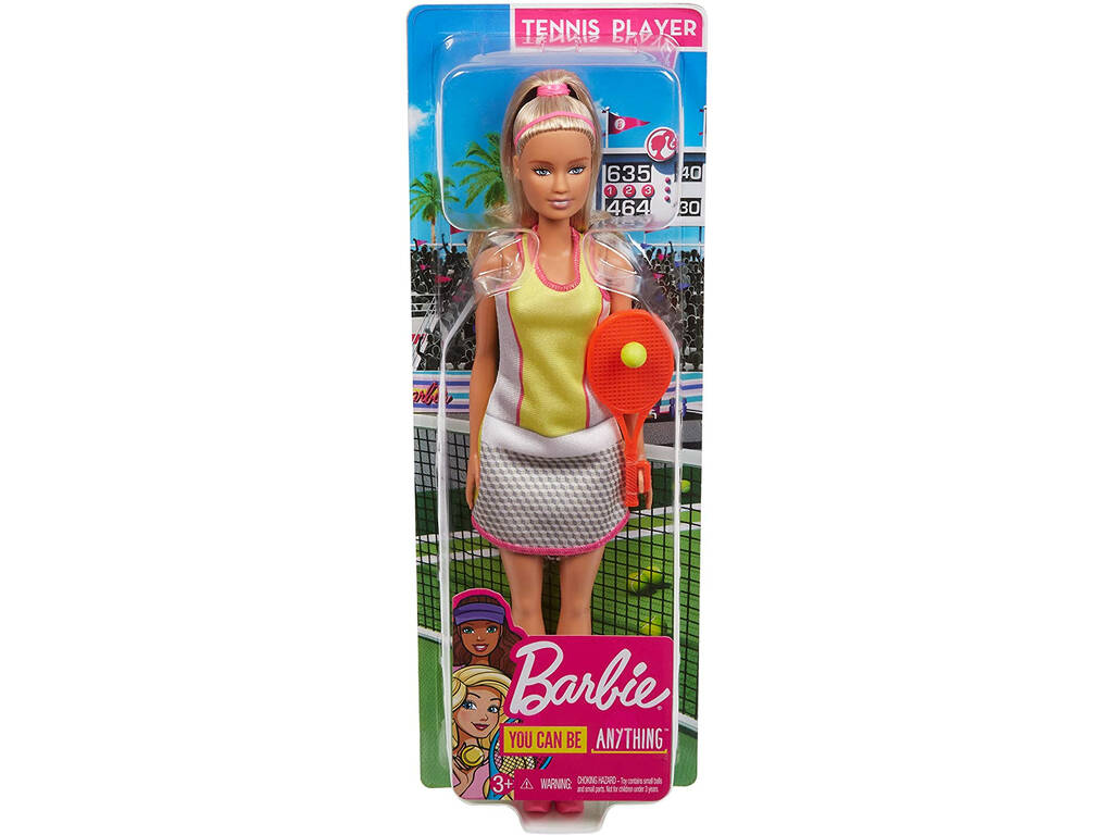 Barbie Je Veux être Joueuse de Tennis Mattel GJL65