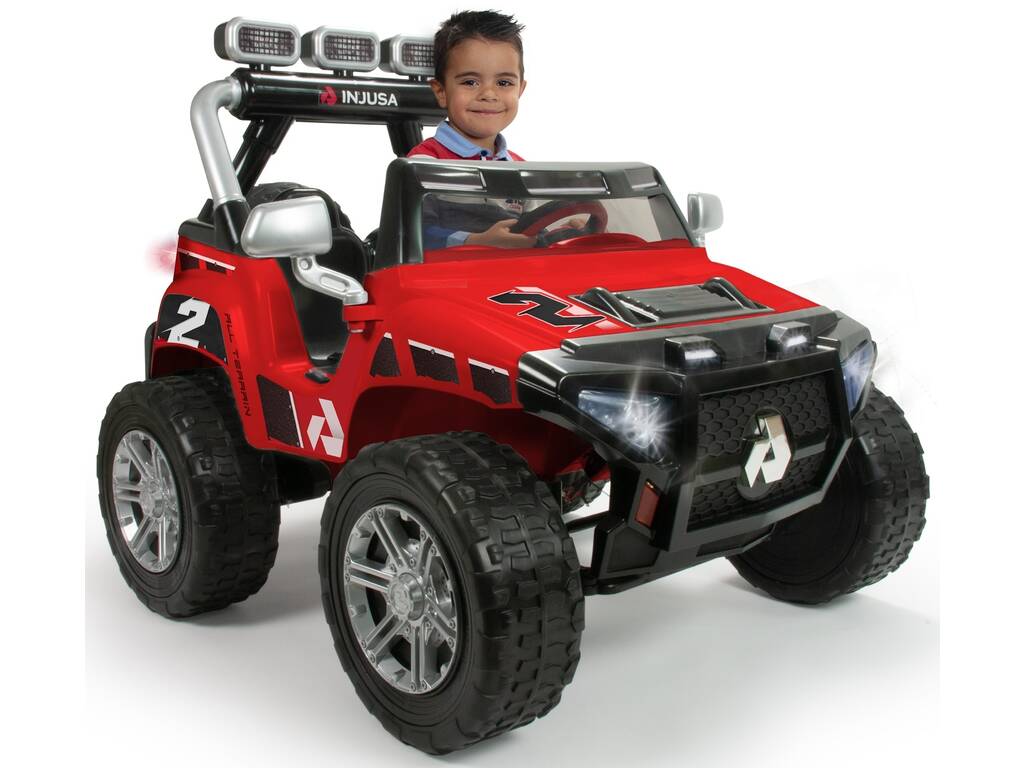 Injusa Monster Car 24v. Lumières et roues Eva Injusa 75324