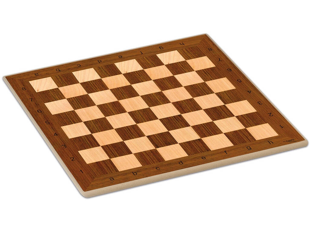 Parchisi et Jeu d'Échecs Échiquier en Bois 33x33 cm. Cayro 036
