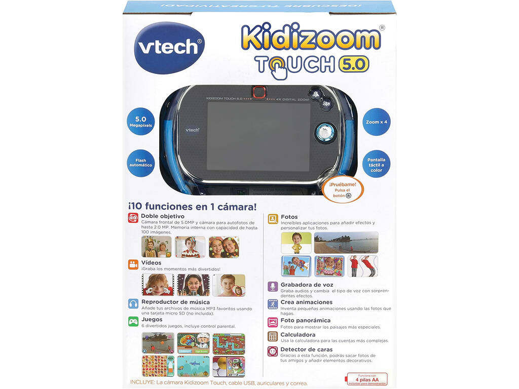 Kidizoom Touch 5.0 Blu Vtech 163522
