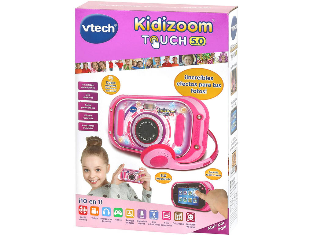Kidizoom Touch 5.0 Cor-de-rosa Vtech 163557