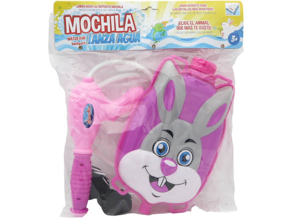 Zaino Coniglio con Getta Acqua Pump Action