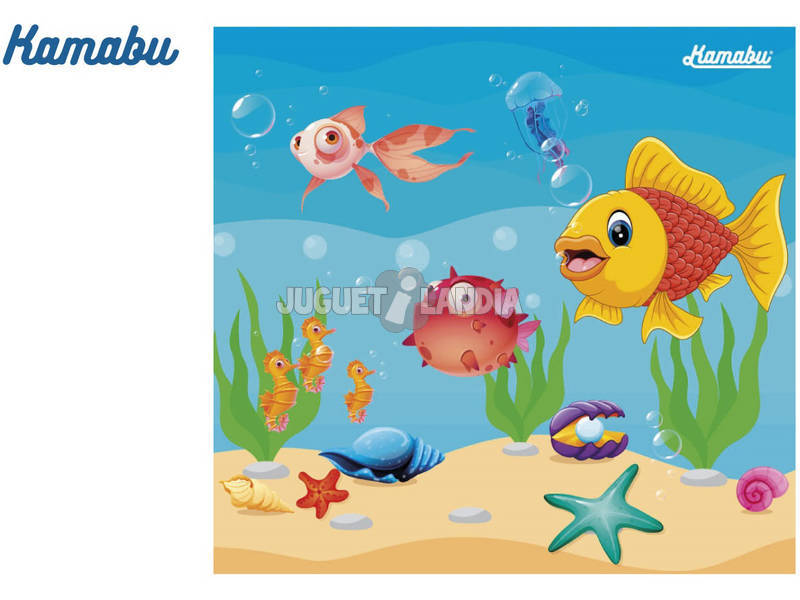 Masque Hygienique réutilisable Poissons T-XS Kamabu 17132