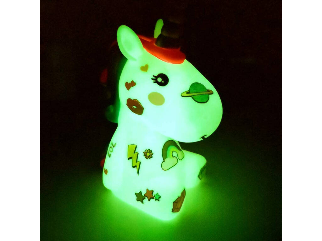 Tirelire Licorne DIY Style 4 Ever avec des Autocollants Canal Toys OFG106