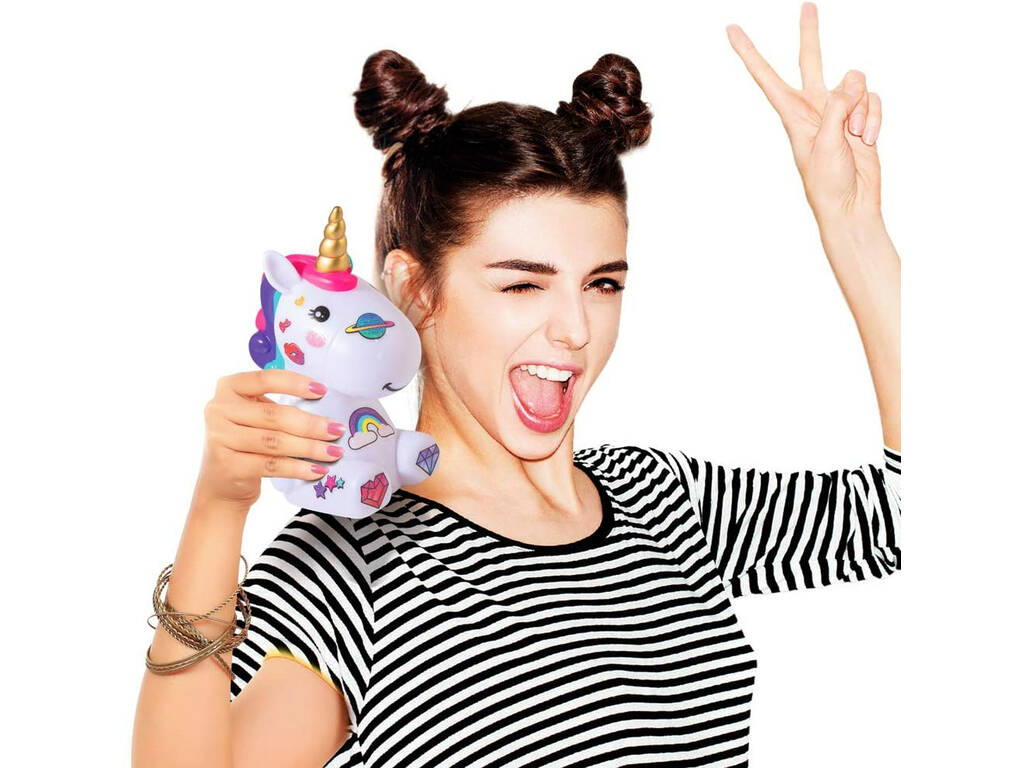 Tirelire Licorne DIY Style 4 Ever avec des Autocollants Canal Toys OFG106