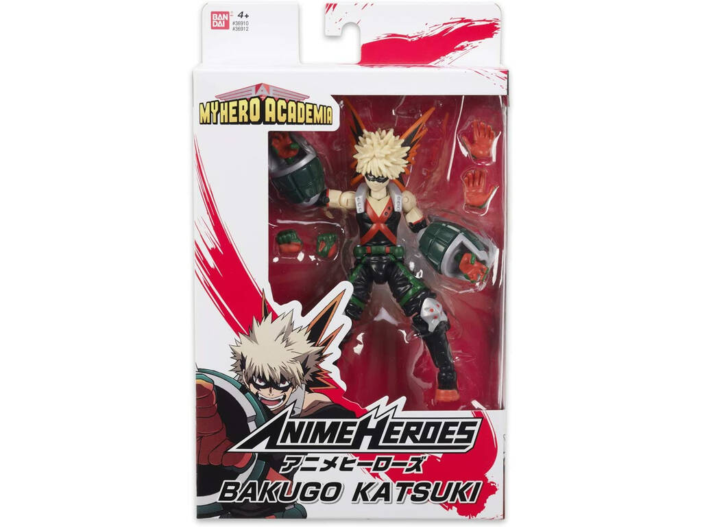 My Hero Academia Figura Anime Heroes Bakugo Katsuki Bandai 36912