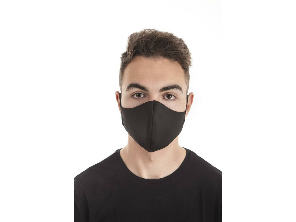Mascherina Igienica Protettiva Neoprene Nero