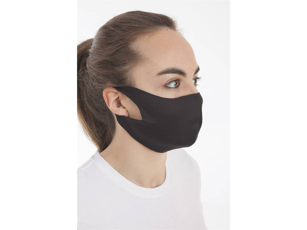 Mascherina Igienica Protettiva Neoprene Nero