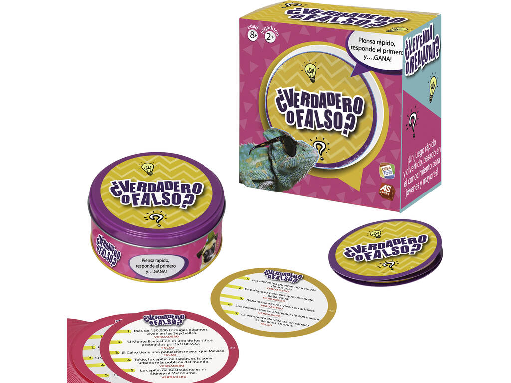 Gioco da tavolo vero o falso Cefa Toys 21861