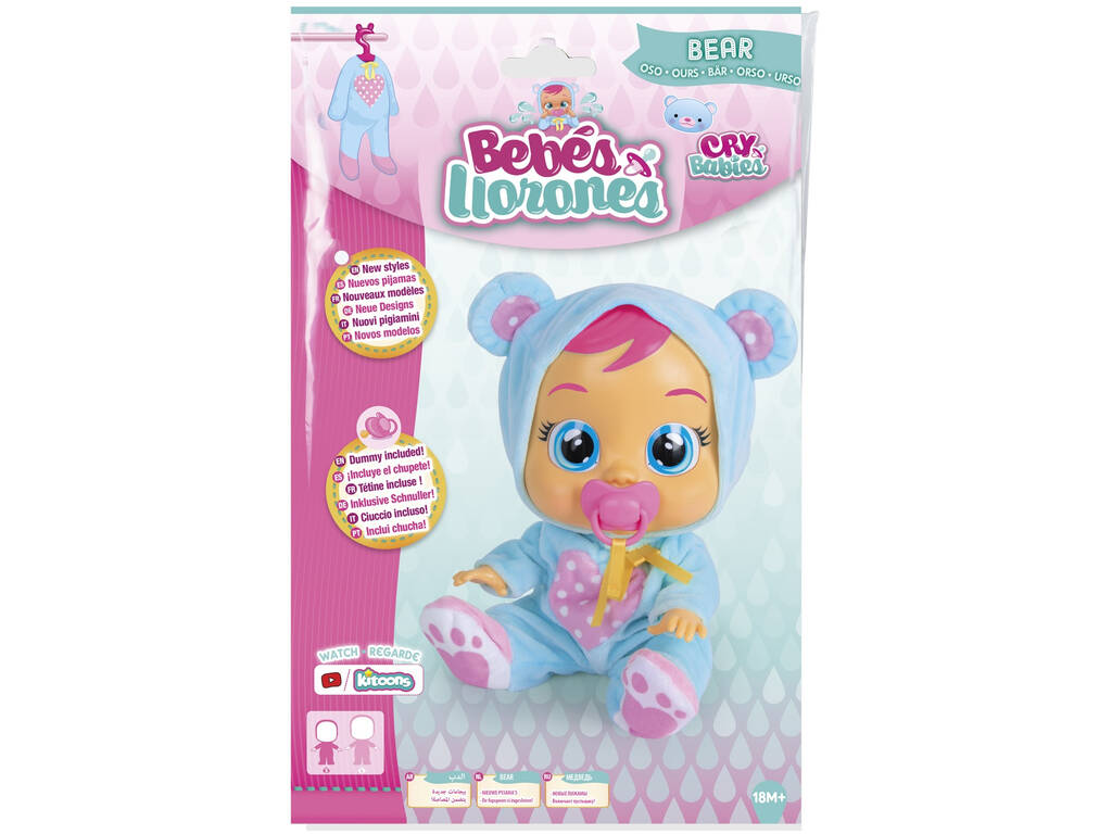 Cry Babies Pigiama Orso IMC Toys 94949