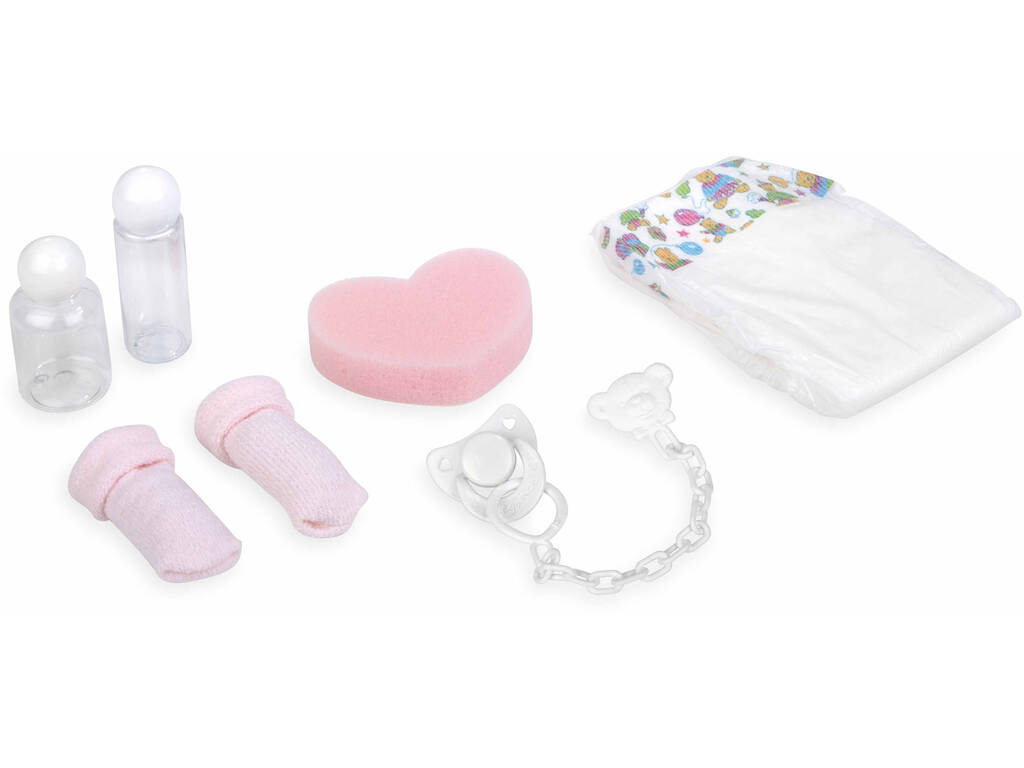 Cestino Elegance Rosa con Accessori Arias 6034