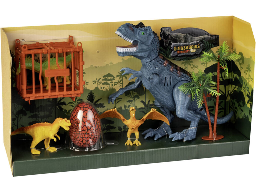 Dinosauro Luce e Suoni con Accessori
