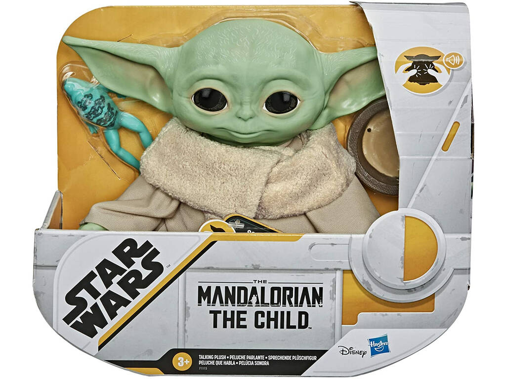 Star Wars The Mandalorian Baby Yoda The Child Peluche Parlante Hasbro F1115