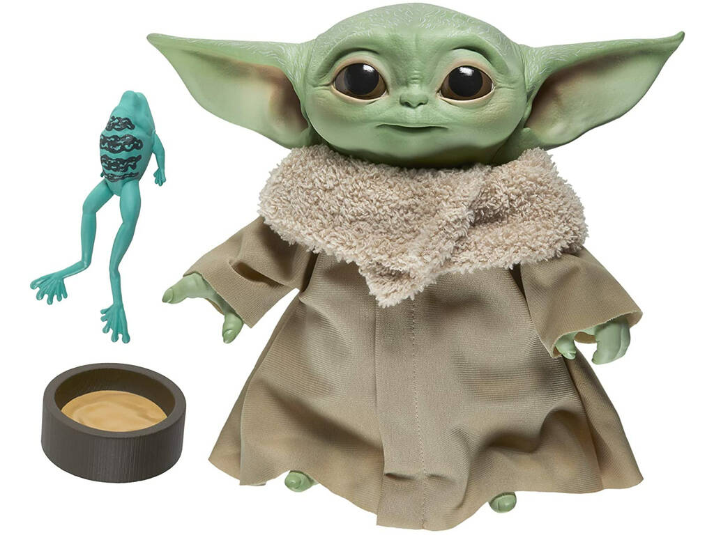 Star Wars The Mandalorian Baby Yoda The Child Peluche Parlante Hasbro F1115