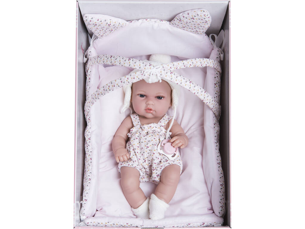 Poupée Elegance Natal 28 cm. avec Berceau Arias 60284
