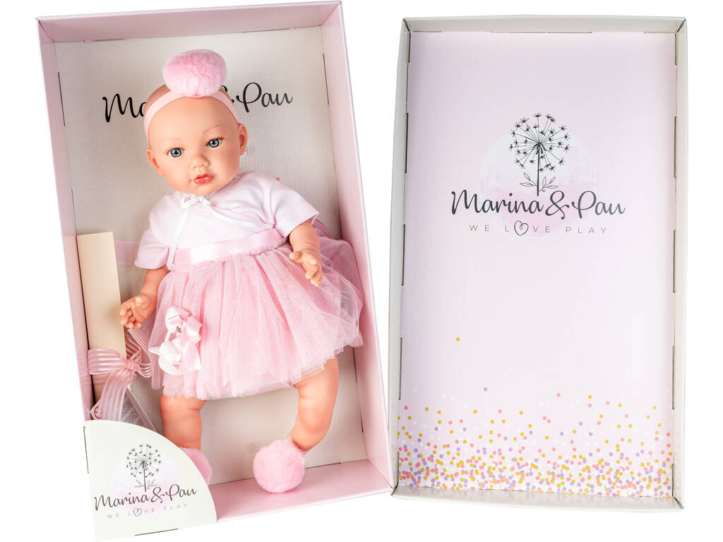 Boneca 45 cm. Newborn Little Princess Marina & Pau 3000