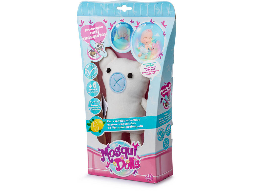 Mosqui Dolls Peluche Petite Enfance Blanche 21 cm. Berjuan 50102