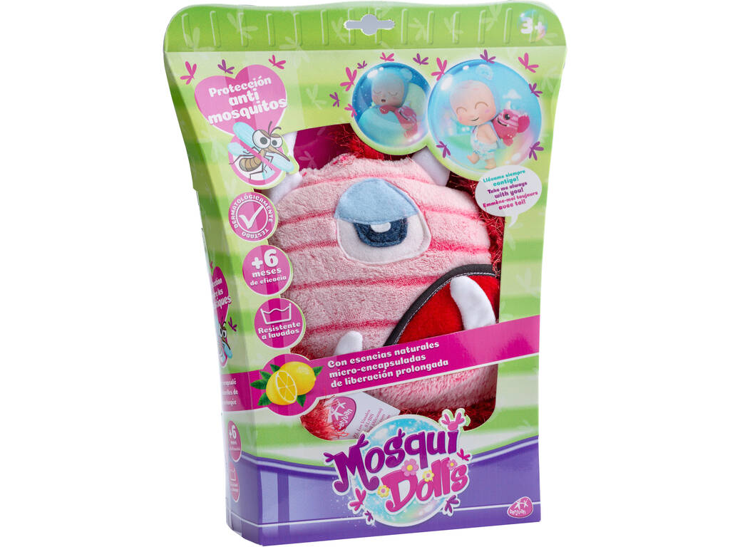 Mosqui Dolls Peluche Mostro Rosa 22 cm. Berjuan 50200