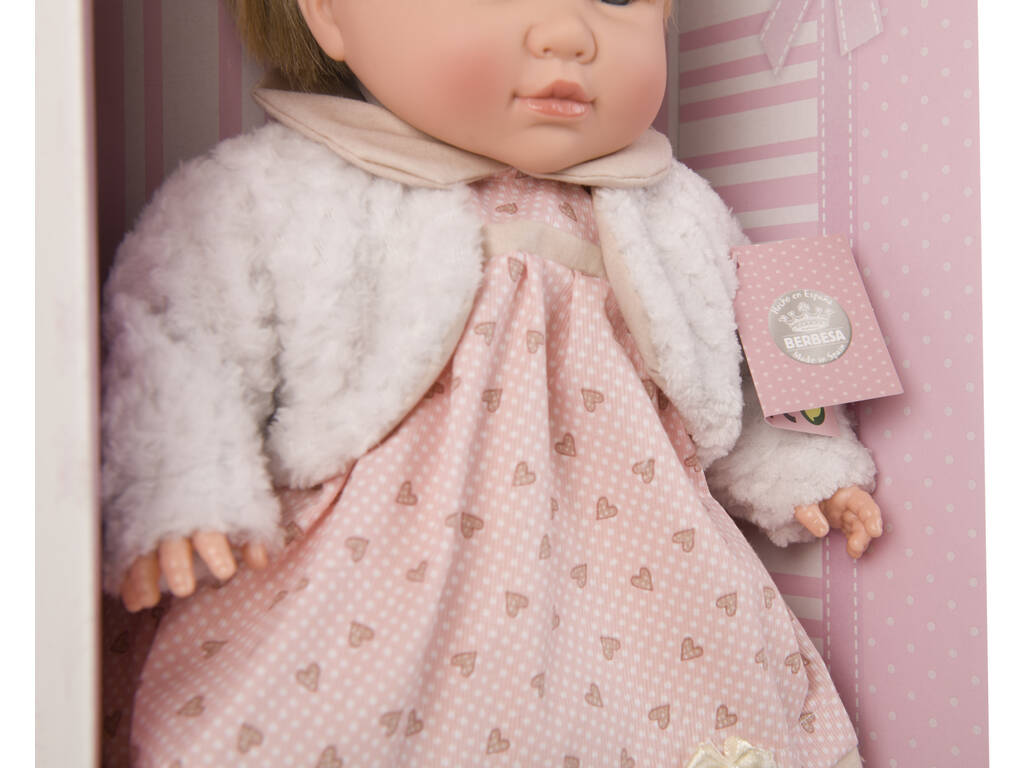 Poupée Sandra Bavarde 40 cm. Robe et Veste Berbesa 4413