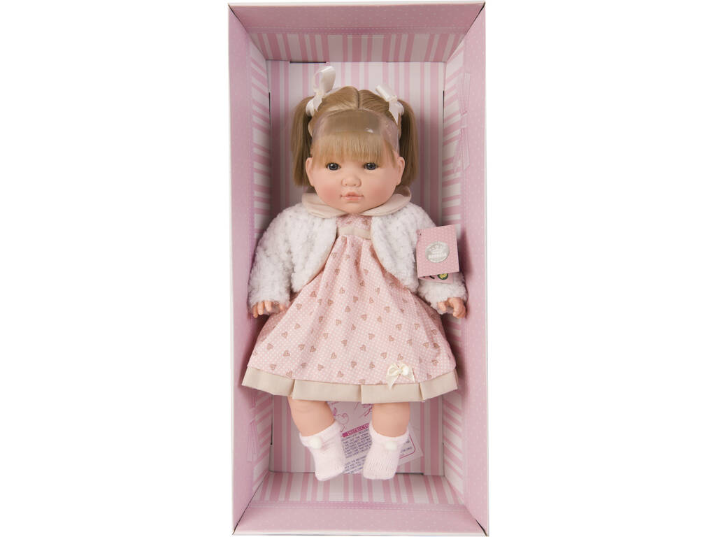 Poupée Sandra Bavarde 40 cm. Robe et Veste Berbesa 4413