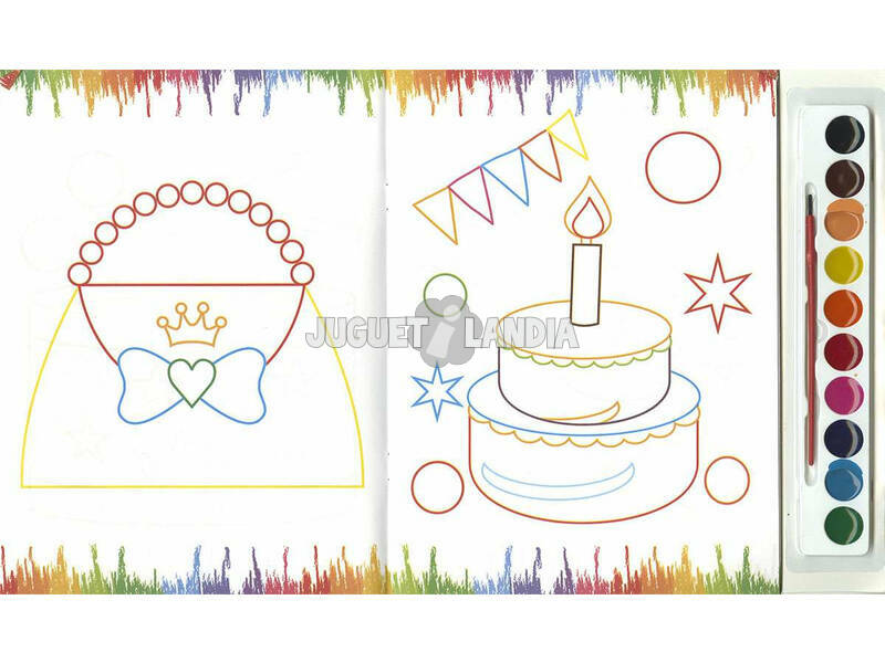 Acquerelli e colori Volpe e Giraffa Susaeta S6059002