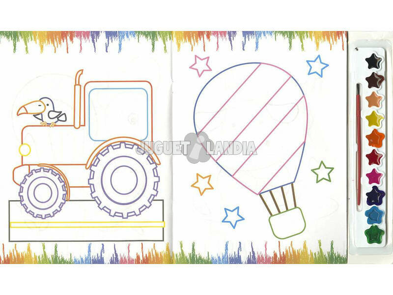 Acquerelli e colori Pulcino e granchio Susaeta S6059003