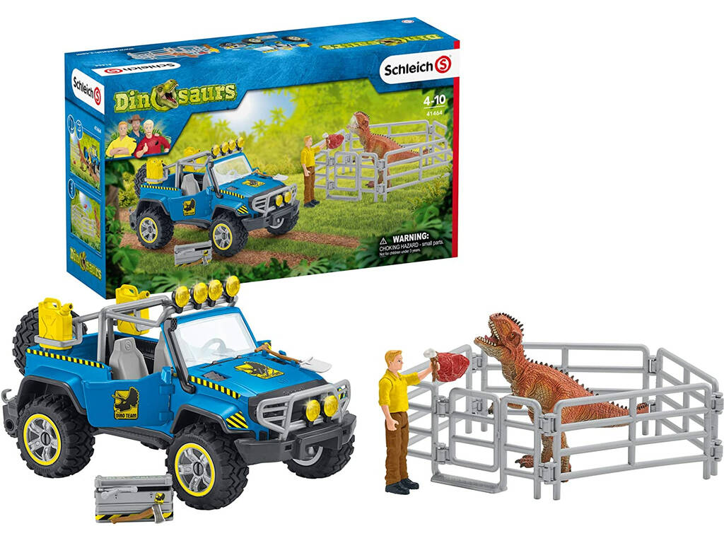 Fuoristrada Dinosauro con Personaggi Schleich 41464