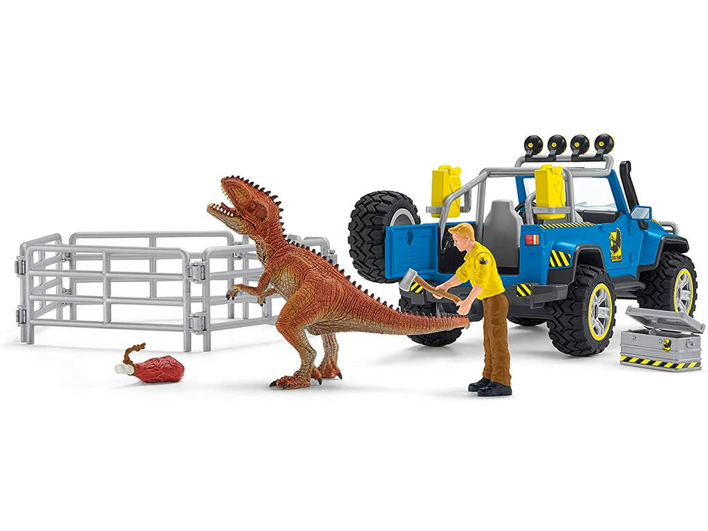 Fuoristrada Dinosauro con Personaggi Schleich 41464