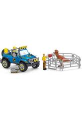 Tout-terrain Dinosaures avec des Figurines Schleich 41464