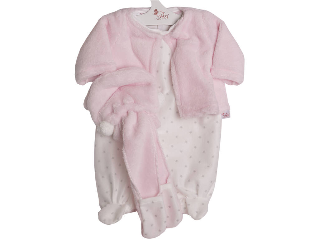 Robe Poupée 43 cm. Étoiles Veste Rose Asivil 3364530