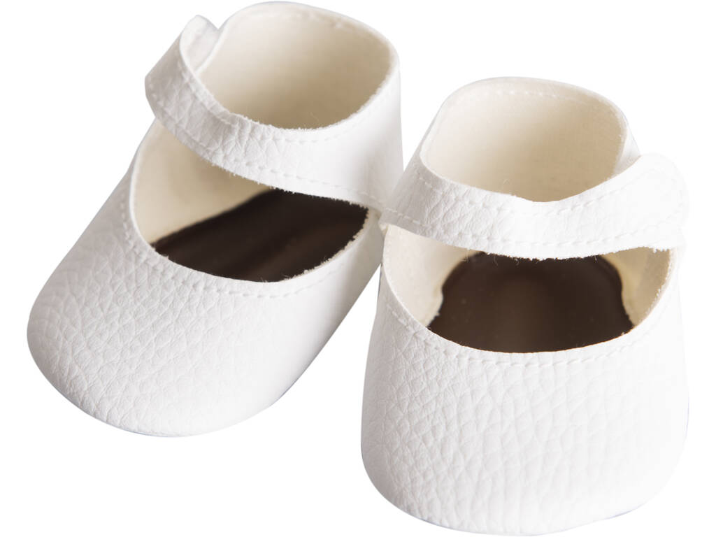 Scarpe Merceditas Bianche Bambola 43-46 cm. Asivil 5361201