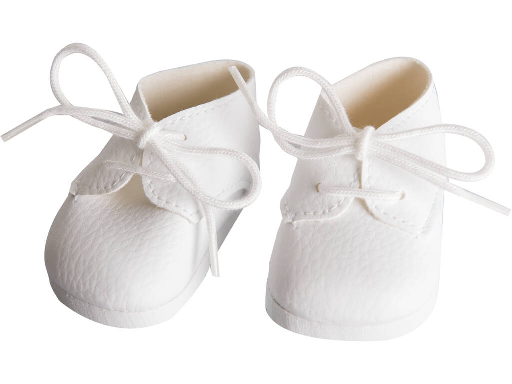 Scarpe Bianche con Lacci Bambola 43-46 cm. Asivil 5361601