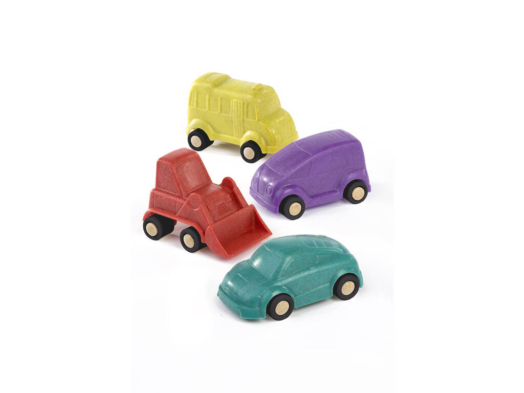 Set Eco Mini 4 Veicoli 9 cm. Miniland 32153