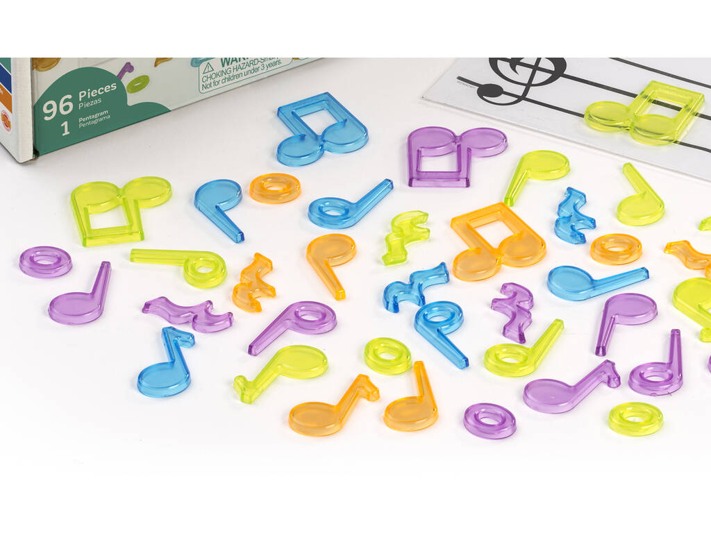 Gioco Musicale Note Traslucide Miniland 97901