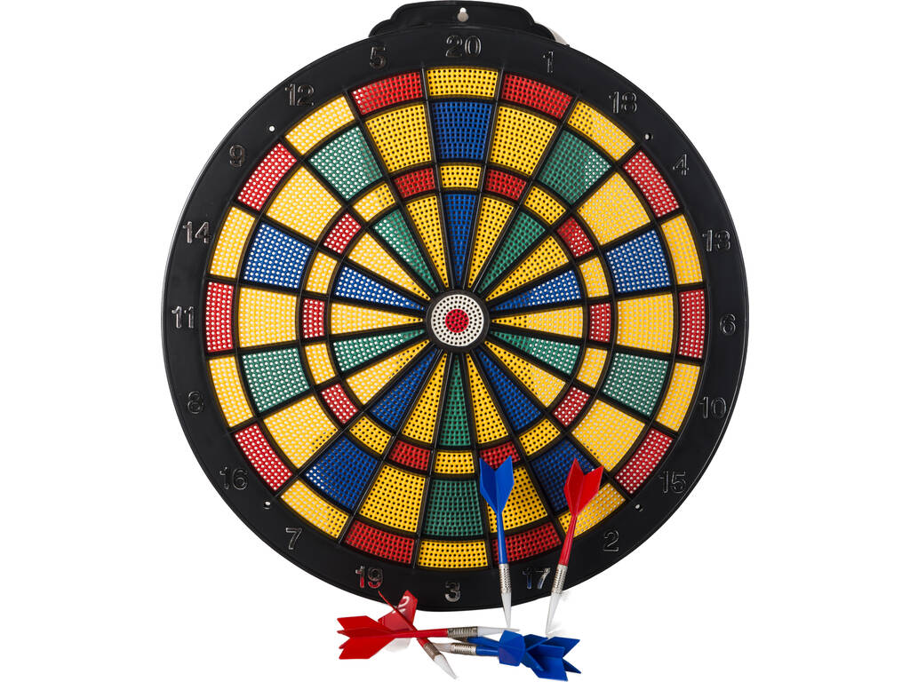 Cible avec 6 Fléchettes