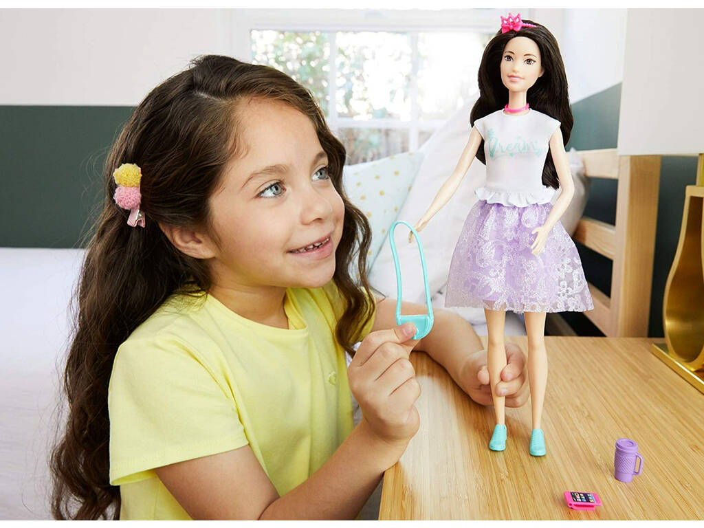 Princess Adventure Muñeca Fantasía Lila Mattel GML71