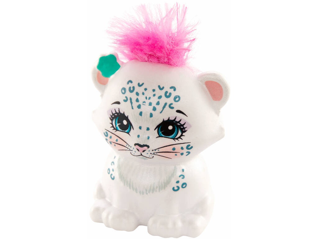 Enchantimals Bambola Sybill Snow Leopard e Flake Mattel GJX42