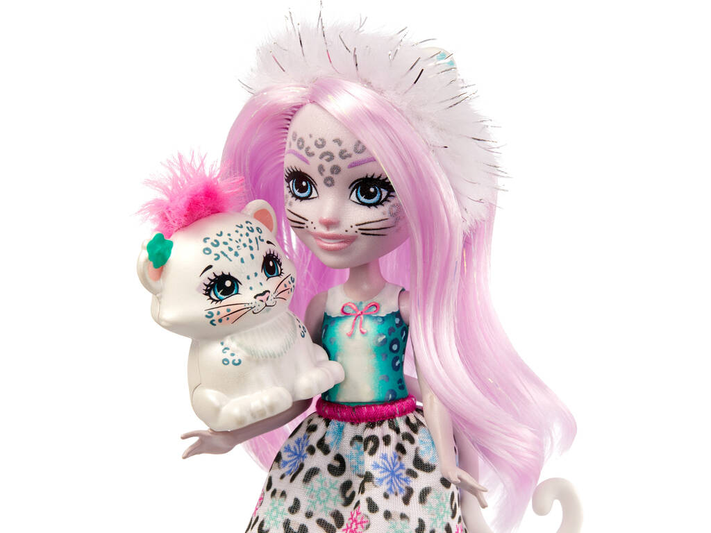 Enchantimals Pack 5 Bambole Collezione di Amiche nella Neve Mattel GXB20
