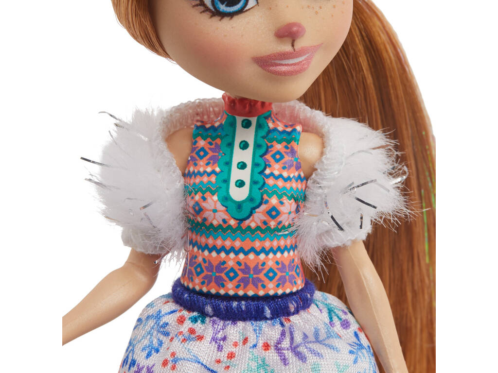Enchantimals Pack 5 Bambole Collezione di Amiche nella Neve Mattel GXB20