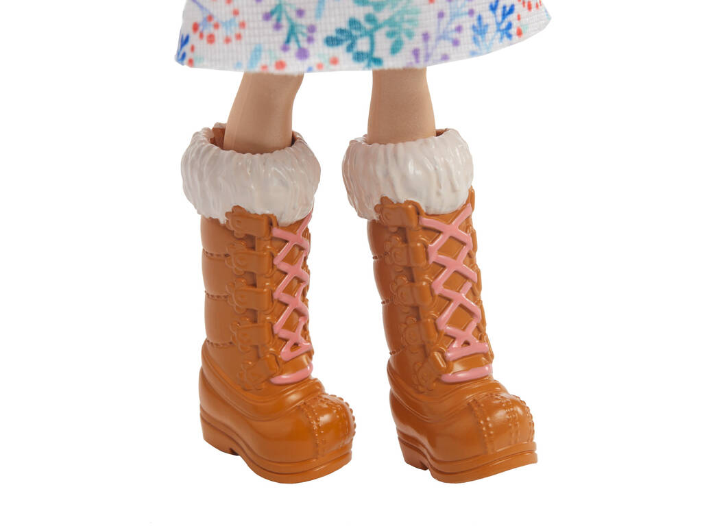 Enchantimals Pack 5 Bambole Collezione di Amiche nella Neve Mattel GXB20
