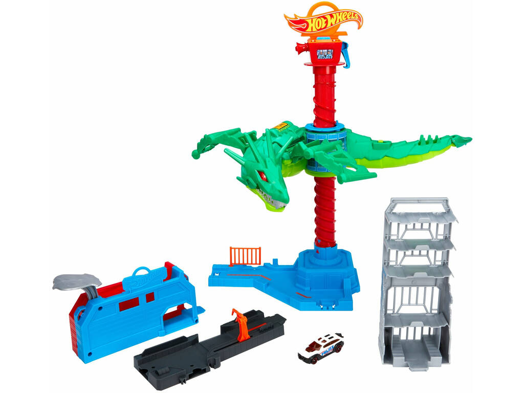 Hot Wheels City Attacco Aereo Del Drago Mattel GJL13