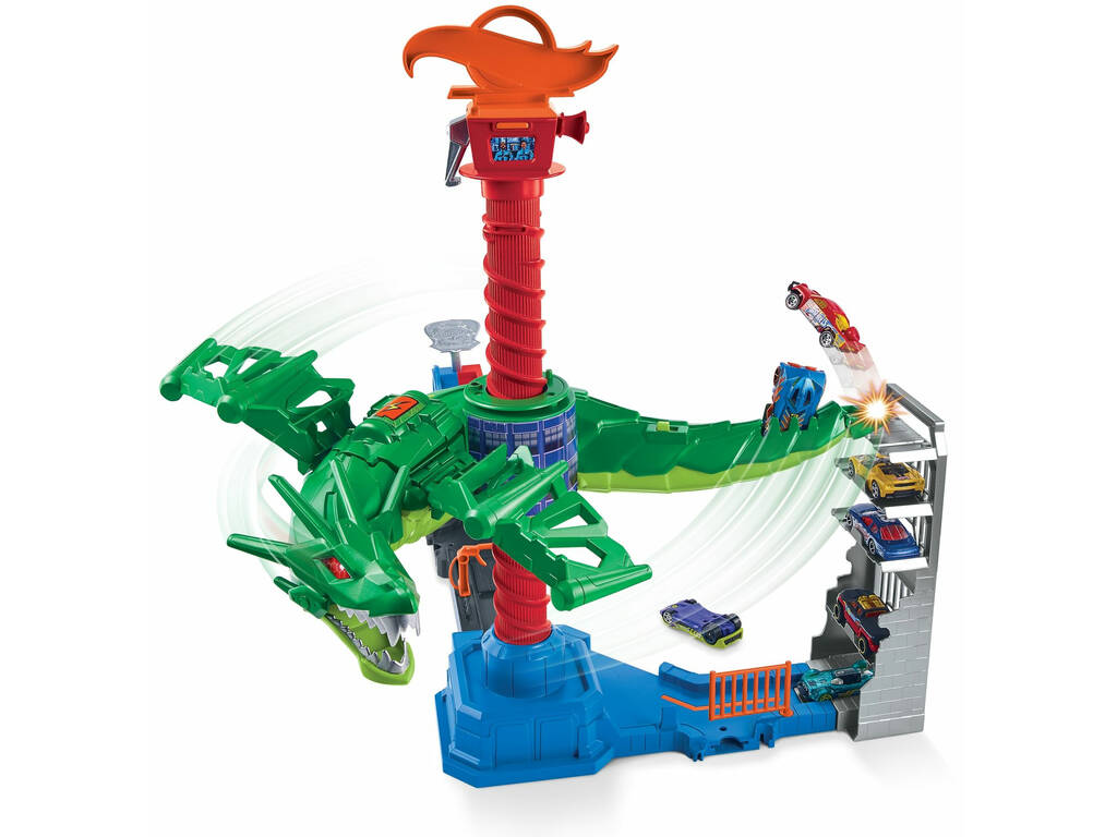 Hot Wheels City Attacco Aereo Del Drago Mattel GJL13
