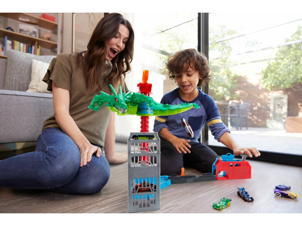 Hot Wheels City Attacco Aereo Del Drago Mattel GJL13