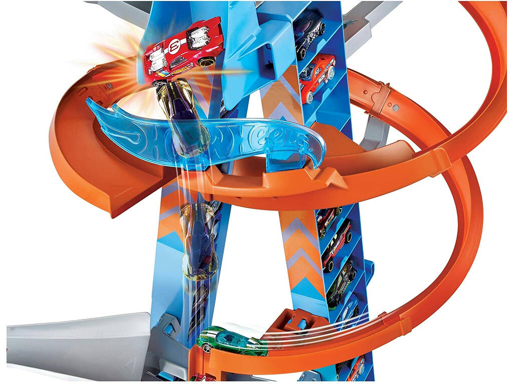 Hot Wheels Tour de Chocs Dans Les Aires Mattel GJM76