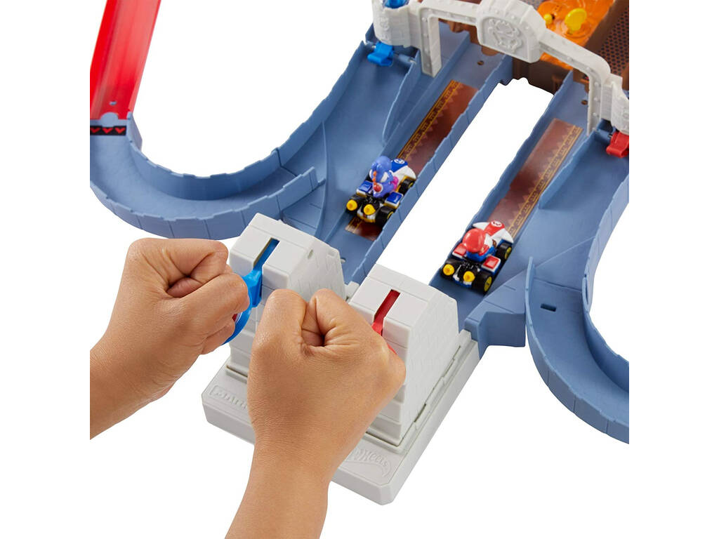 Hot Wheels Mario Kart Piste Chaos au Château de Bowser Mattel GNM22