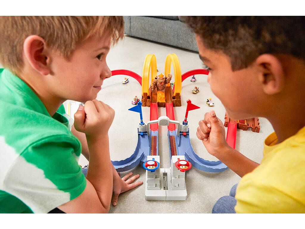 Hot Wheels Mario Kart Piste Chaos au Château de Bowser Mattel GNM22