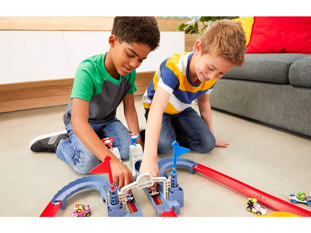 Hot Wheels Mario Kart Piste Chaos au Château de Bowser Mattel GNM22